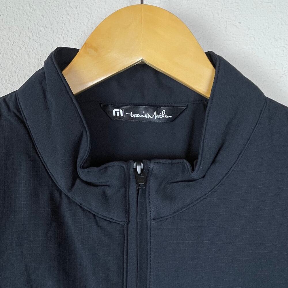 Travis Mathew Full Zip Vest – TM1MW453 Cold Bay West – Black – Men's Size L - Picture 2 of 9